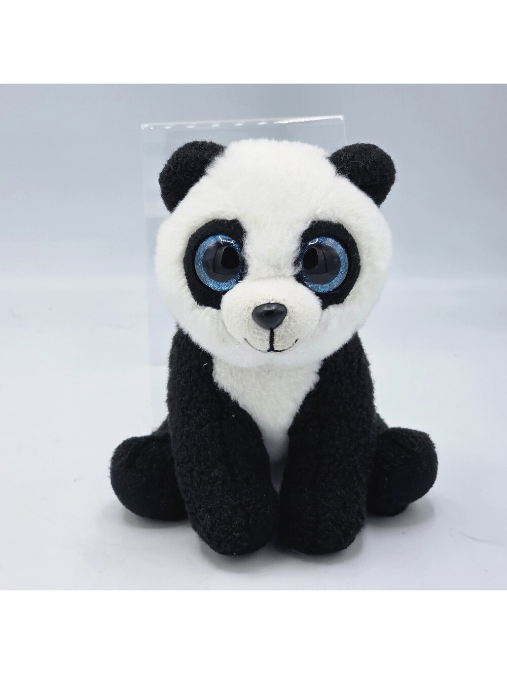 Ty Beanie Babies Ming the Panda 6" Sitting Black White 2015 Glittered Eyes